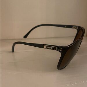 Vintage Bucci Italian Brown and Black Sunglasses